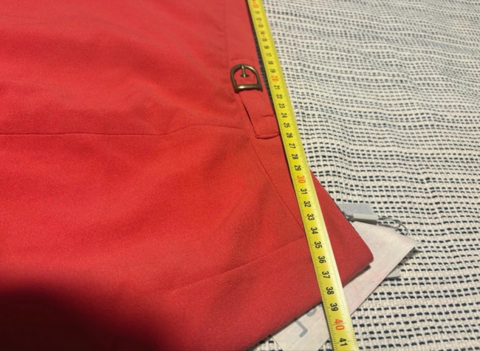 Lavand Mini Short Skirt M new tag coral red buckle – photo 6